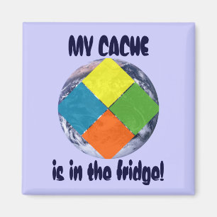 GeoCache värld Magnet