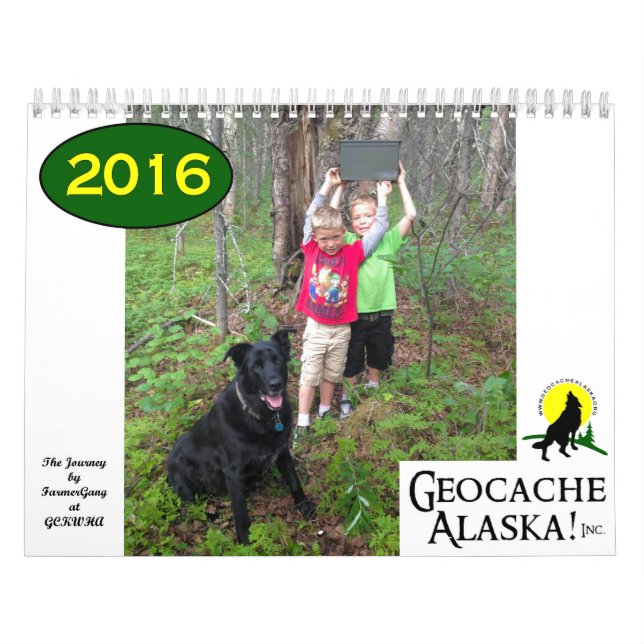 GeocacheAlaska! Kalender 2016 (Omslag)
