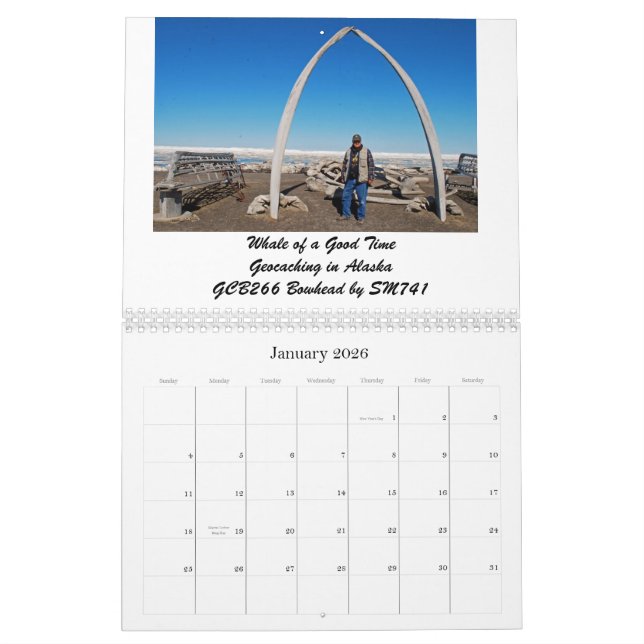 GeocacheAlaska månadstidningkalender 2012 Kalender (Jan 2026)