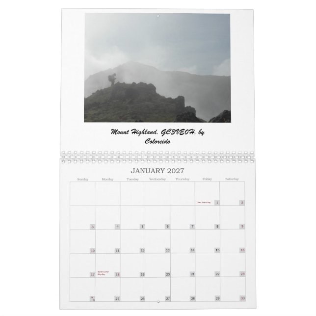 GeocacheAlaska månadstidningkalender 2013 Kalender (Jan 2027)