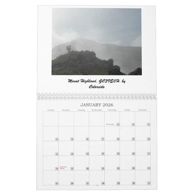 GeocacheAlaska månadstidningkalender 2013 Kalender (Jan 2026)