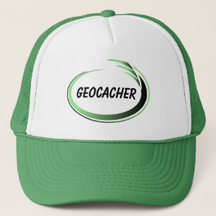 Geocacher Grönt Stänk Keps