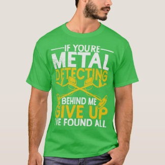 Geocacher Treasure Hunters Metall upptäcker T Shirt