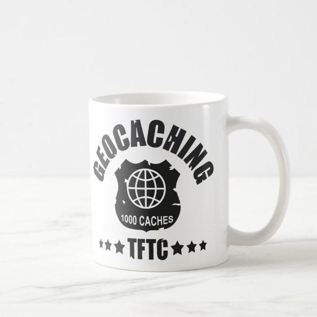 Geocaching Award 1000 Kaffemugg (Höger)