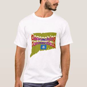 Geocaching Connecticut utslagsplats Tee Shirt