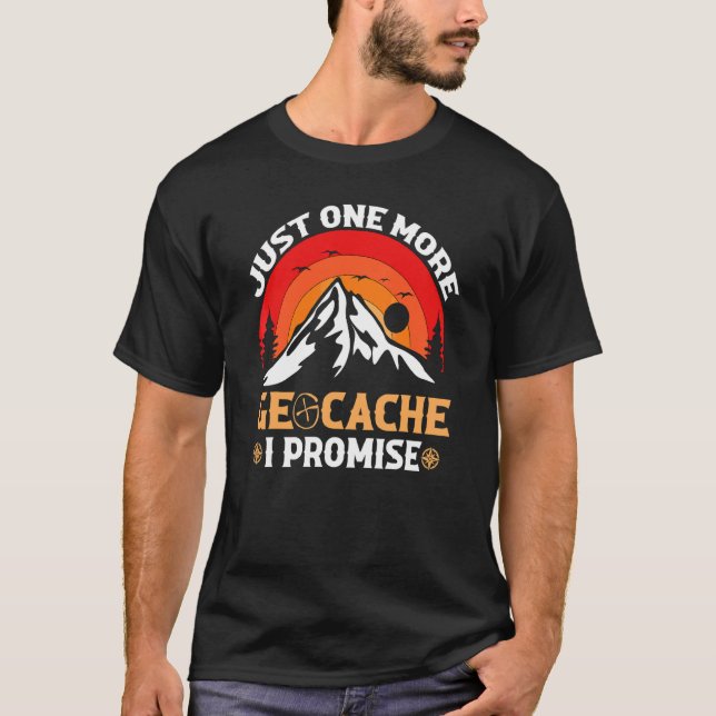 Geocaching  Geocachare  Geocache T Shirt (Framsida)