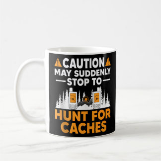Geocaching Geocache Funny Geocacher Geocacher Sayi Kaffemugg