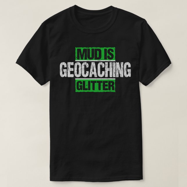 Geocaching Geocacher Caching Cacher Gift present T Shirt (Design framsida)