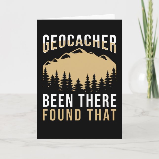 Geocaching Geocacher Ssay Kort (Framsida)