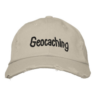 Geocaching Hat Broderad Keps