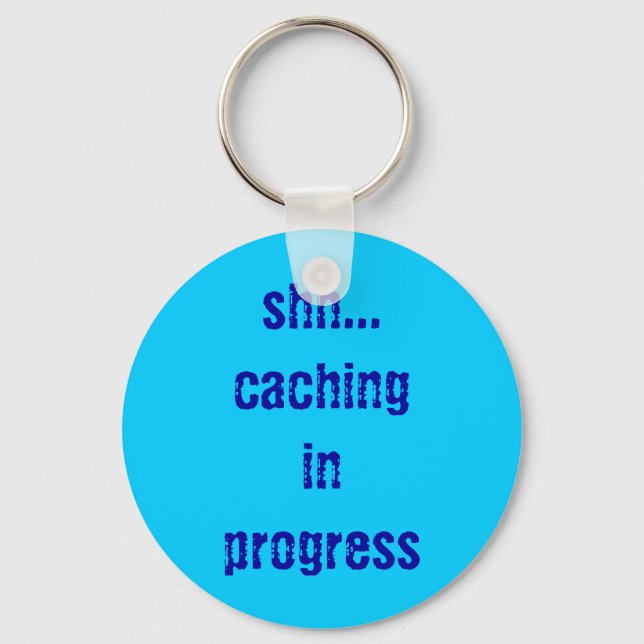 Geocaching Keychain Nyckelring (Framsida)