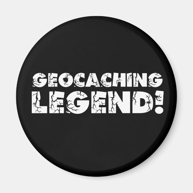 Geocaching Legend! Magnet (Framsidan)