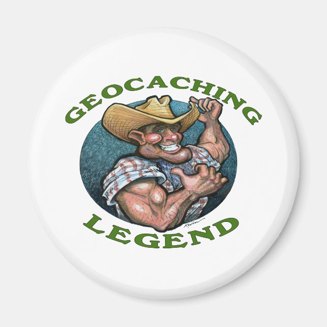 Geocaching Legend Magnet (Framsidan)