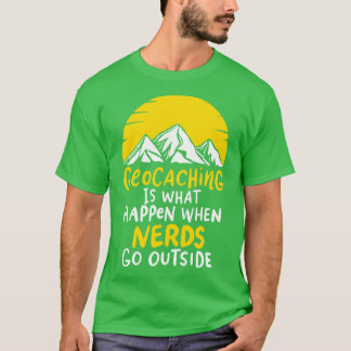 Geocaching Loggs GPS Container Outr Geocaching T Shirt