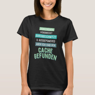 Geocaching Ord har förstörts genom T Shirt