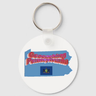 Geocaching Pennsylvania Keychain Nyckelring