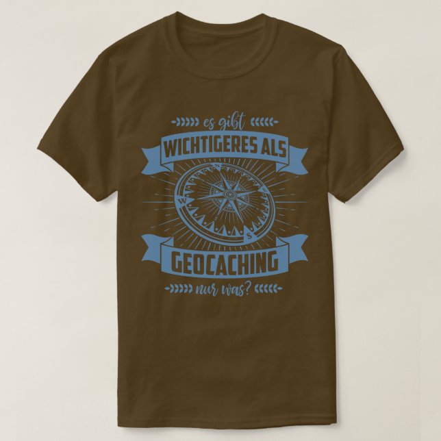 Geocaching presentidéer finns där mer t shirt (Design framsida)