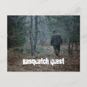 Geocaching Sasquatch Quest Roligt Party-inbjudning Inbjudningar