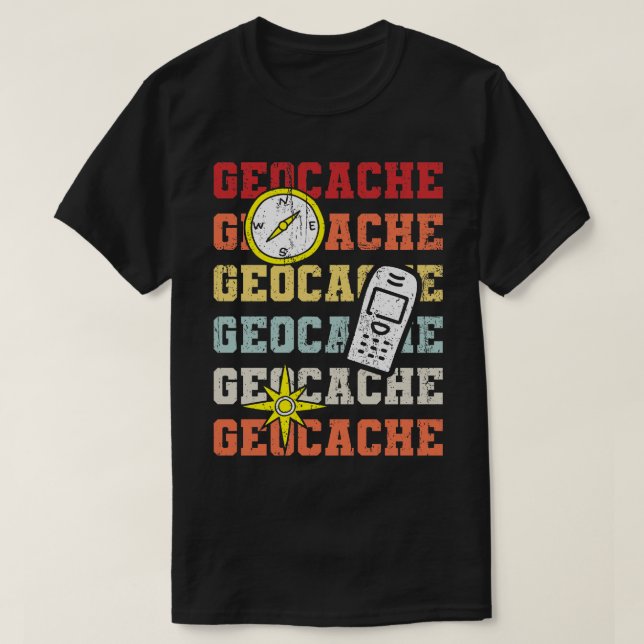 Geocaching Say (1) T Shirt (Design framsida)