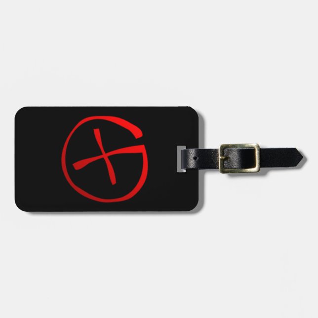 Geocaching symbol bagagebricka (Horisontell Framsida)