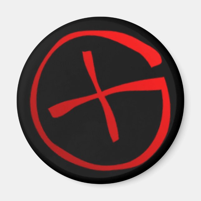 Geocaching symbol magnet (Framsidan)