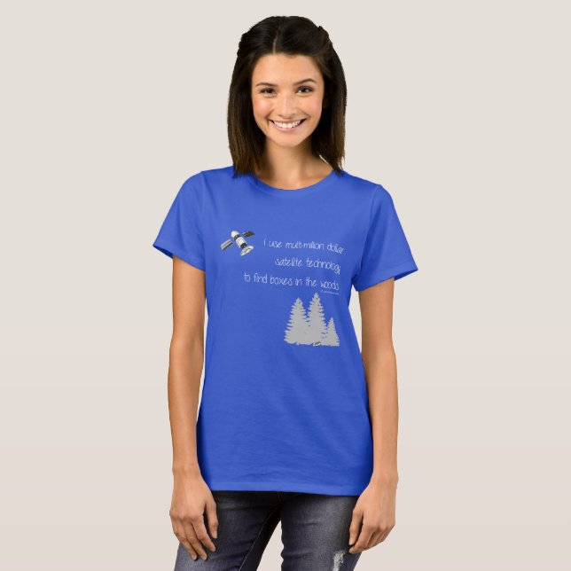Geocaching Tee Shirt (Hel framsida)