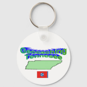 Geocaching Tennesee Keychain Nyckelring