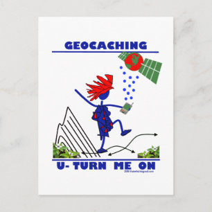 Geocaching U Aktivera mig Vykort
