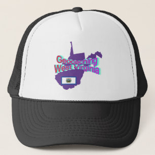 Geocaching West Virginia hatt Truckerkeps