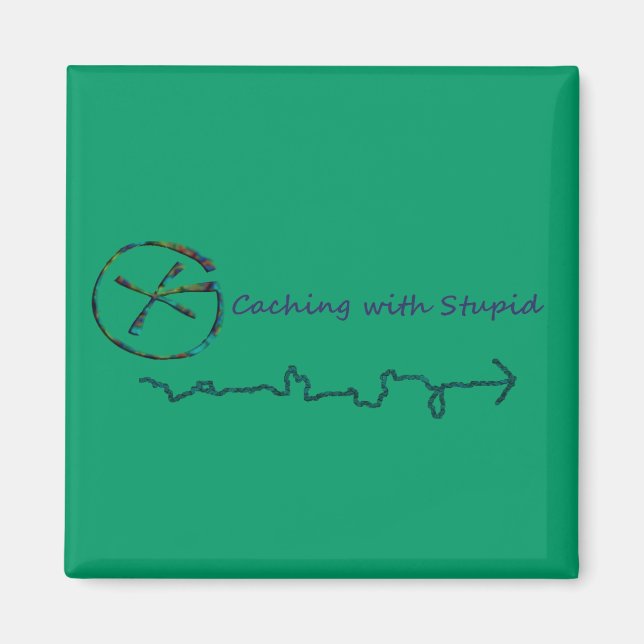 Geocaching with stupid magnet (Framsidan)