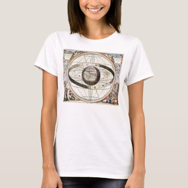 Geocentrisk modell t-shirt (Framsida)
