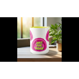 Geode 12 Step AA Recovery Slogan just för tillfäll Mugg