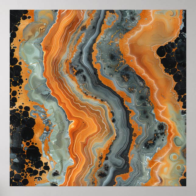 Geode Art-Poster Poster (Framsidan)