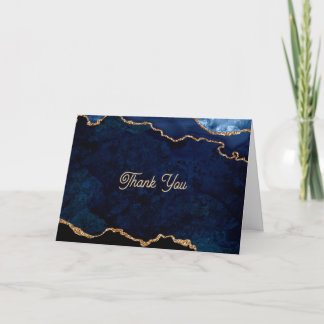 Geode Blue Gilded  Tack Kort