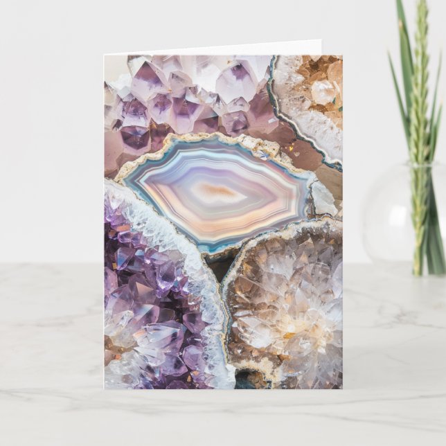 Geode Crystal | Crystal Foto Kort (Framsida)