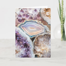 Geode Crystal | Crystal Photo Card Kort