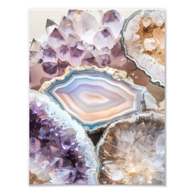 Geode Crystal| Crystal Photo Poster (Framsidan)