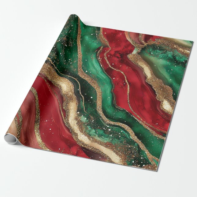 Geode julpapper (Utrullad)