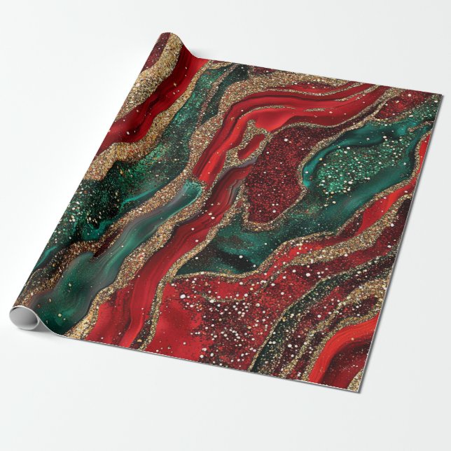 Geode julpapper (Utrullad)