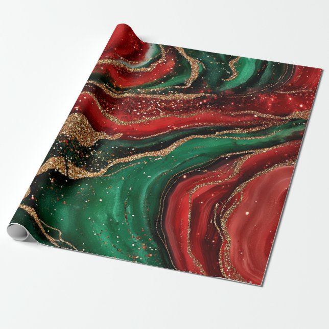 Geode julpapper (Utrullad)
