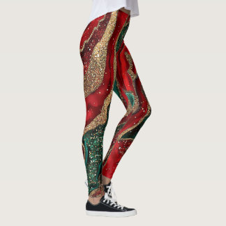 Geode julstrumpor leggings