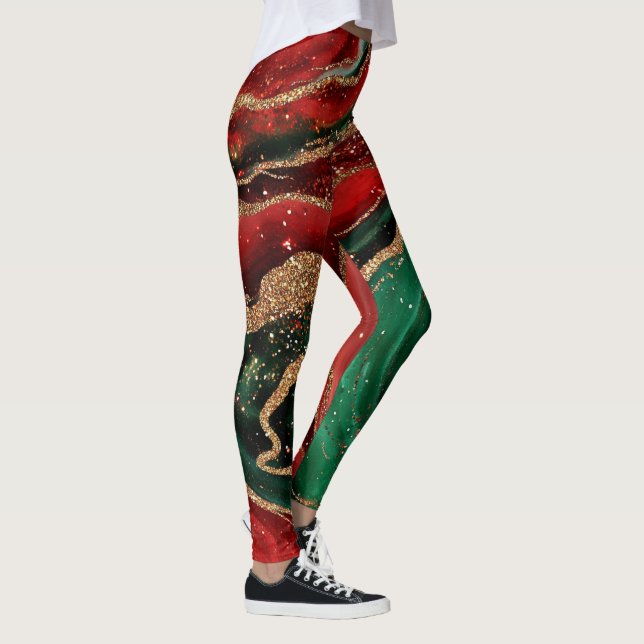 Geode julstrumpor leggings (Höger)