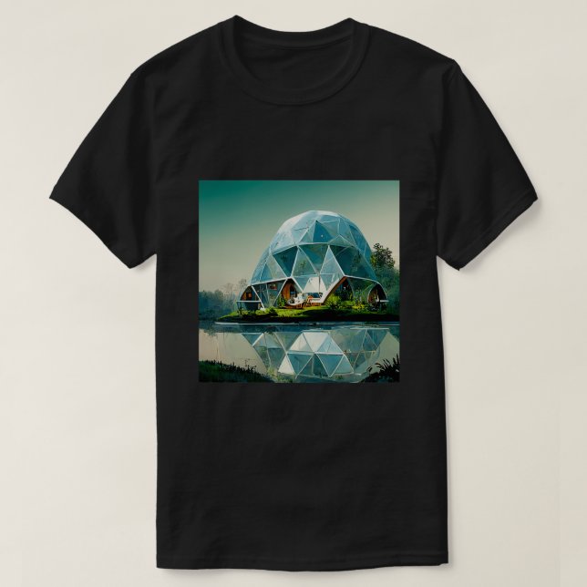 GEODESIC DOME HOUSE T SHIRT (Design framsida)
