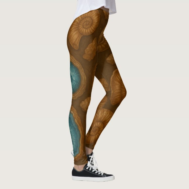 Geodisk och Fossil Leggings (Höger)