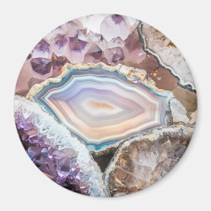 Geodkristall Kristallfoto-magnet Magnet