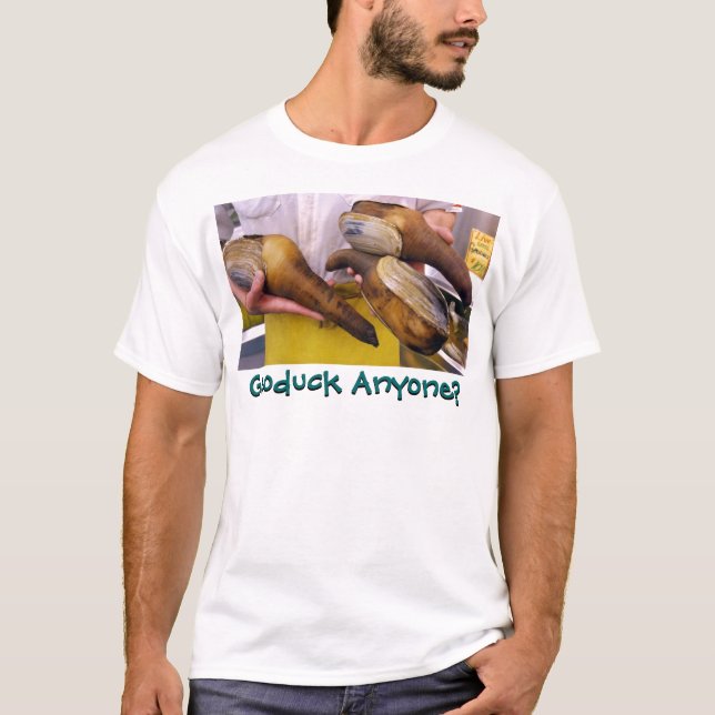 Geoduck någon? tee shirt (Framsida)
