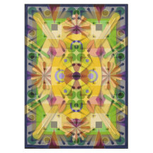 Geoen 60x84 för bomullsTableclothabstrakt flytta