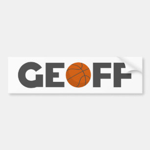 Geoff Basketball Bildekal