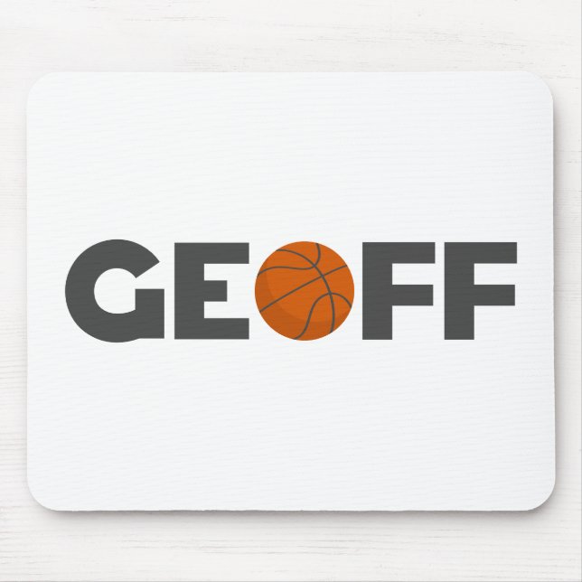 Geoff Basketball Mouse Pad Musmatta (Framsidan)