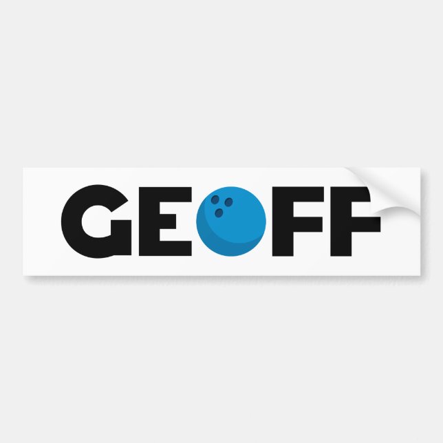 Geoff bowling bildekal (Framsidan)
